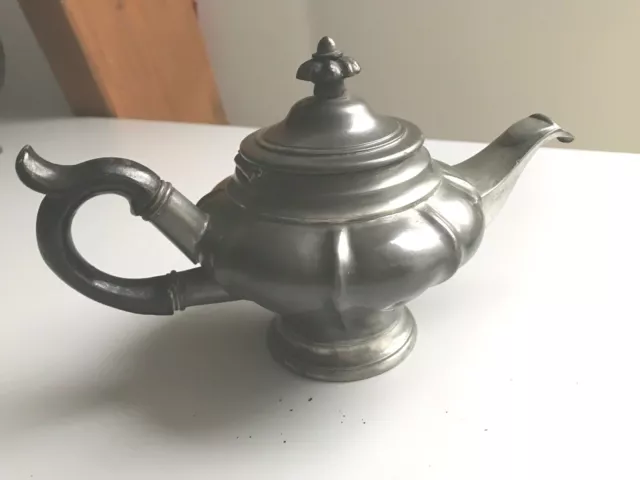 Ancienne Petite Théière/Pot à lait  Anglaise Sheffield en étain