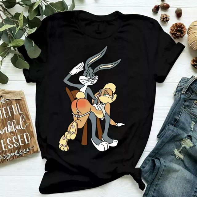 Bugs Bunny and Lola T-shirt, Looney Tunes Tee Men's Women's Tee Shirt Best Gift