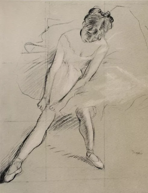 Edgar Degas: La Small Ballerina, Engraved Signed,