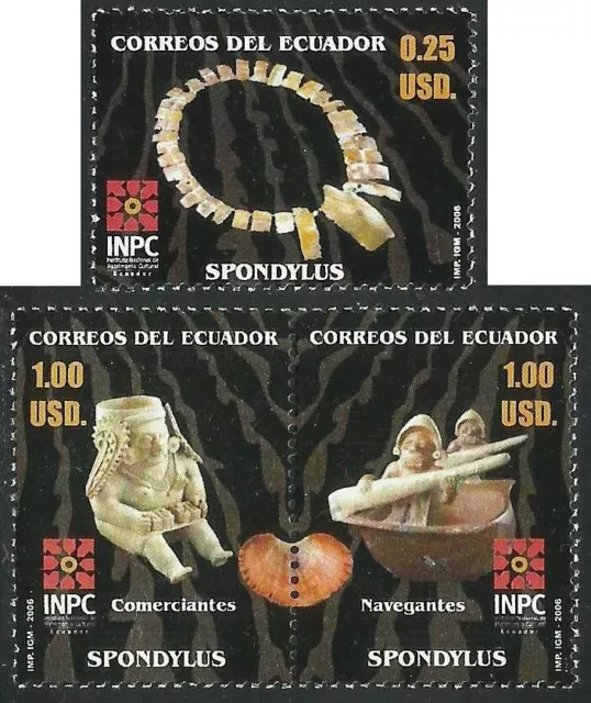 Ecuador 1955/57 2006 Inpc Spondylus Institut Nadona MNH