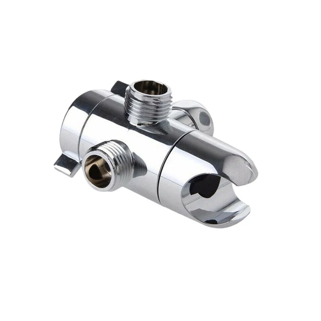 CONNETTORE DOCCIA A 3 Vie Valvola Deviatore Rubinetto Presa Universale - Foto 2