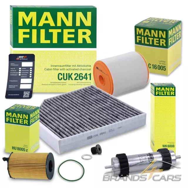 Mann-Filter Inspektionspaket Filtersatz Für Audi A6 C7 4G A7 4G 3.0 Tdi Bj 10-18