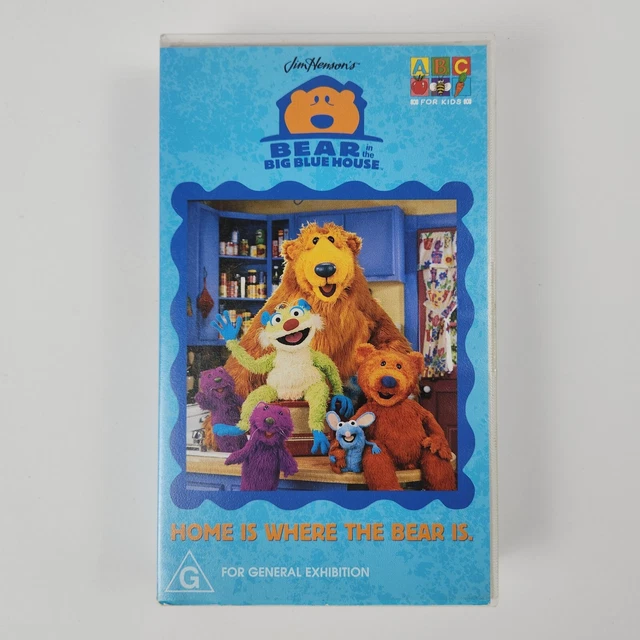 BEAR IN THE Big Blue House VHS Lot. Friends For Life &Home Is Where The