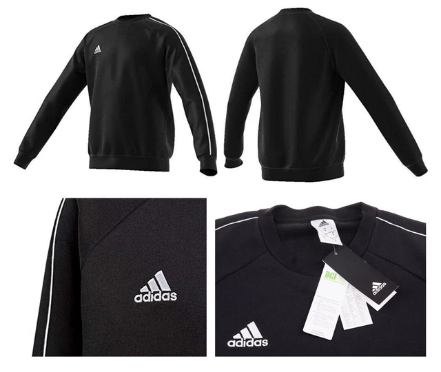 Adidas Core 18 Junior Kids Sport Top Jumper Fleece Sweatshirt 7-8 Year / 130 cm