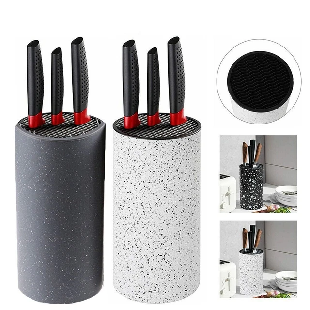 Cuchillo redondo universal simplicidad bloque cuchillo soporte almacenamiento estante cocina