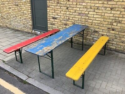German Beer bench and table/vintage garden table and bench 2