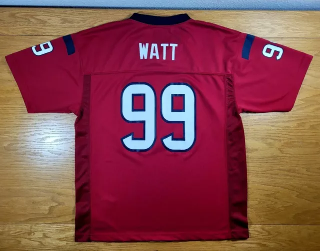 J.J. WATT Houston Texans Team Replica Red NFL Football Jersey Youth XL (18/20)