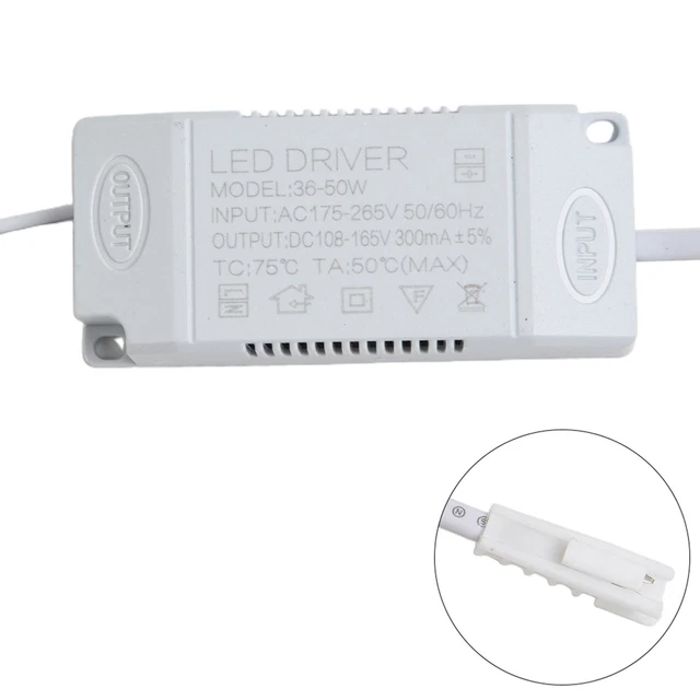 Electronic Transformer LED Driver 36-50W 60HZ 80* 35*23MM DC108-175V240mA