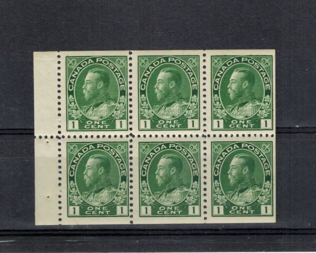 CANADA SCOTT 104a MINT NEVER HINGED BOOKLET PANE