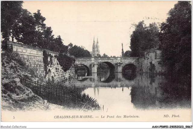 AAHP5-51-0442 - CHALONS-SUR-MARNE - Le Pont des Mariniers