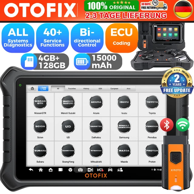 2023 OTOFIX D1 PRO KFZ Diagnosegerät OBD2 Scanner ALLE SYSTEM Key Programmier DE