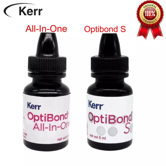 Kerr OptiBond S Total /All-In-One Self Etch Dental Adhesive Bonding Agent 6ml DC