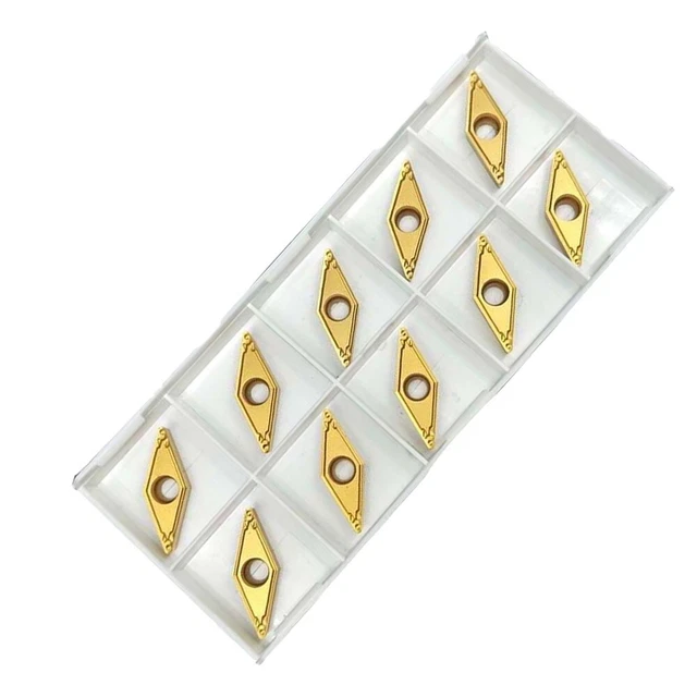 5 Plaquettes De Tournage En Carbure Kennametal CCGT060202HP - Grade KC5410, Pour Usinage