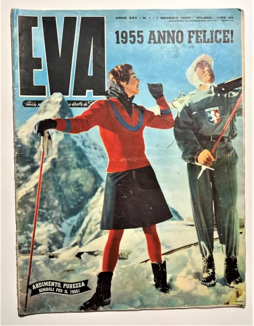 Rivista di Moda per la Donna Italiana - Eva N. 1 - 1955