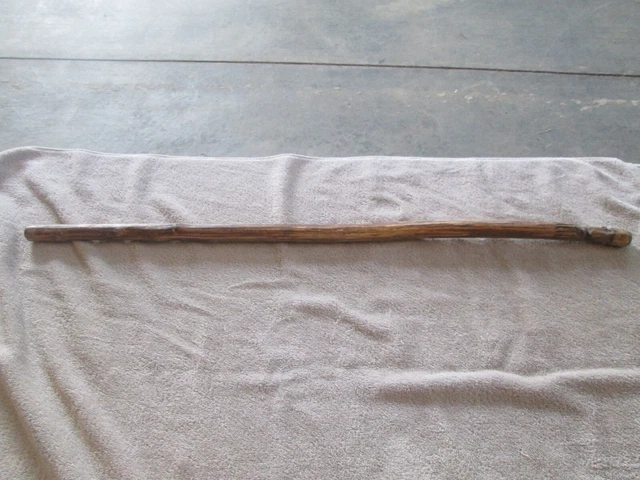 Unique Hand Carved Wood Walking Stick W Face