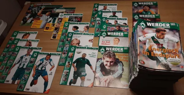 Werder Bremen Magazin Stadionheft - Riesenauswahl, Stück ein Euro!