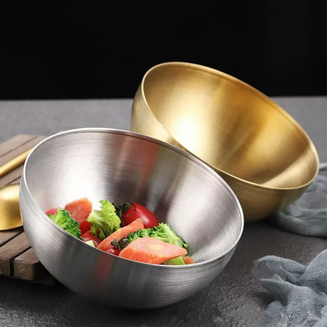 Bulk Sale Durable Stainless Steel Bowl Polished Round Mixing Bowl Salad Bowl AU