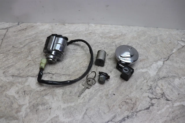 2000-2007 Honda Shadow 1100 Sabre Vt1100c2 Ignition Key Lock Set Gas Cap