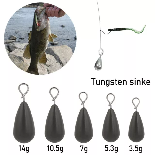 ENTERTAINMENT TEAR DROP Shot Fishing Weight Sinker Weights Fishing