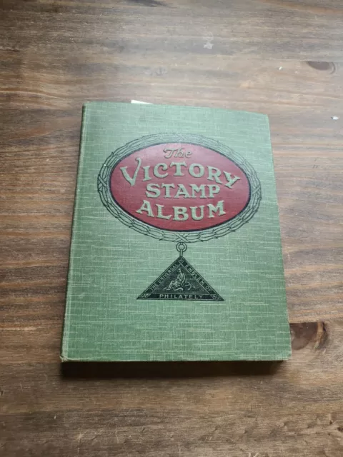 The Victory Stamp Album With Well   Over 700 Stamps Some Loose