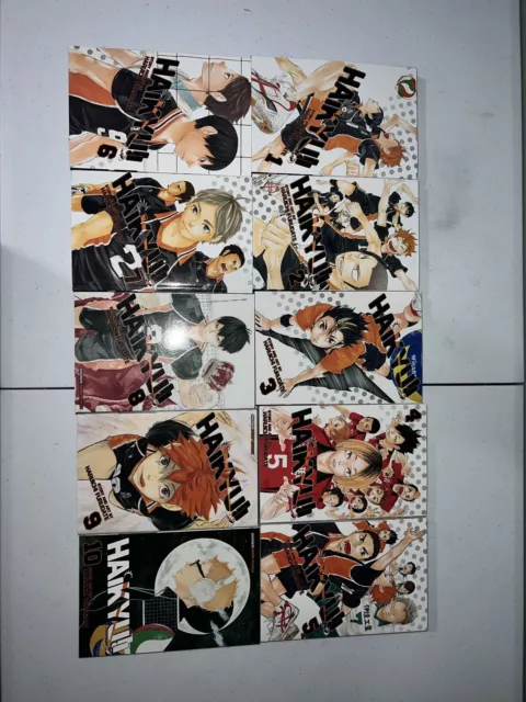 Haikyuu Manga Set (Volumes 1-10) English