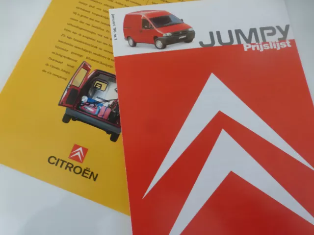 CITROEN jumpy  01 1996  Brochure Prospekt Dépliant Prospectus commercial 12 p 3