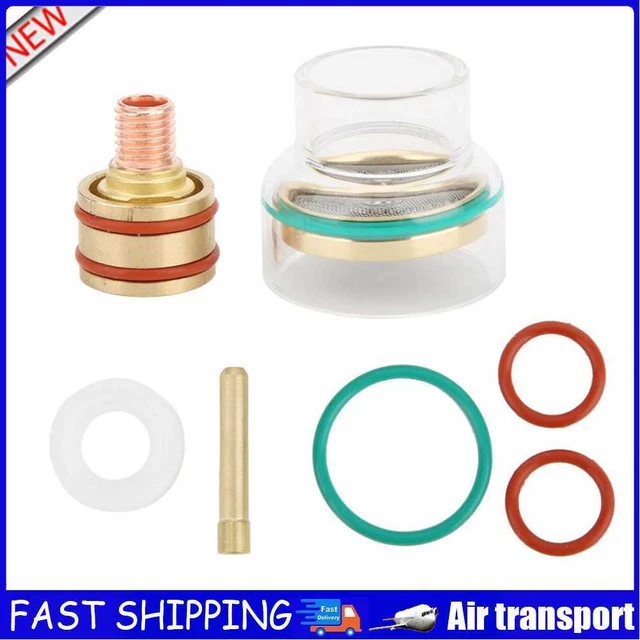 TIG Welding Torch Accessories Kit Gas Lens Cup O Ring Kit for TIG WP-17/18/26