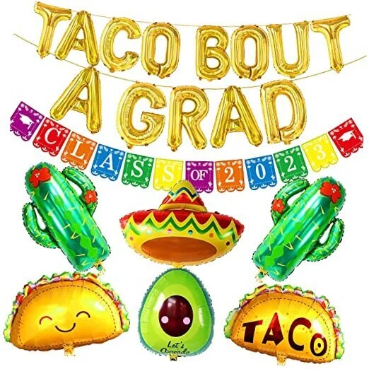 MEXICAN GRADUATION PARTY Decorations 2024,Class of 2024 Taco Bout A