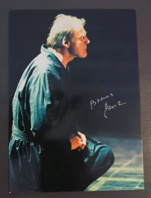 Bruno Ganz Original signierte Autogrammkarte,autograph,Verstorben,Der Untergang