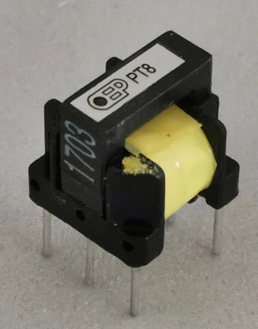 PT8 OEP Oxford Electrical Products Pulse Transformer 2:1+1, 30 µH, 4 ohm