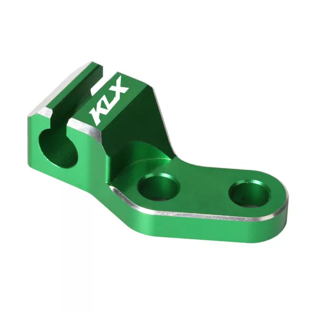 For Kawasaki KLX250 KLX300R D-TRACKER Green CNC Clutch Cable Guide Clamp Holder
