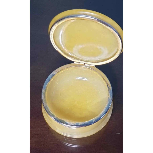 1983 hand carved alabaster jewelry box from Italy genuine alabaster trinket box