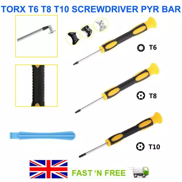 T6 T8 T10 Torx Star Magnetic Security Tamperproof Screwdriver Xbox One 360 Ps3/4