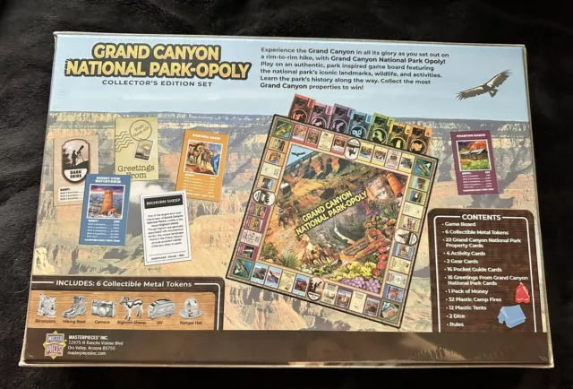 MASTERPIECES OPOLY BOARD Games - Grand Canyon National Park Opoly ...