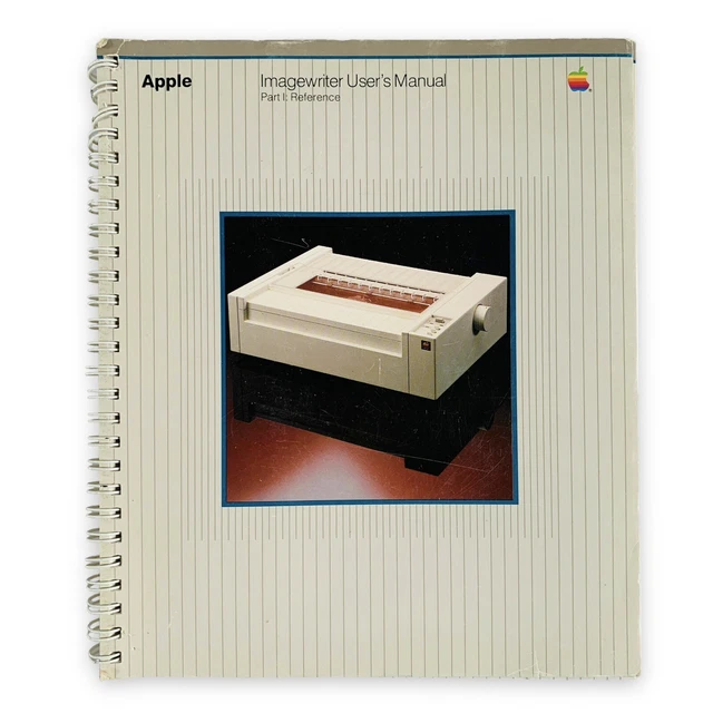 VTG 1983 Apple Imagewriter User’s Manual Part I: Reference
