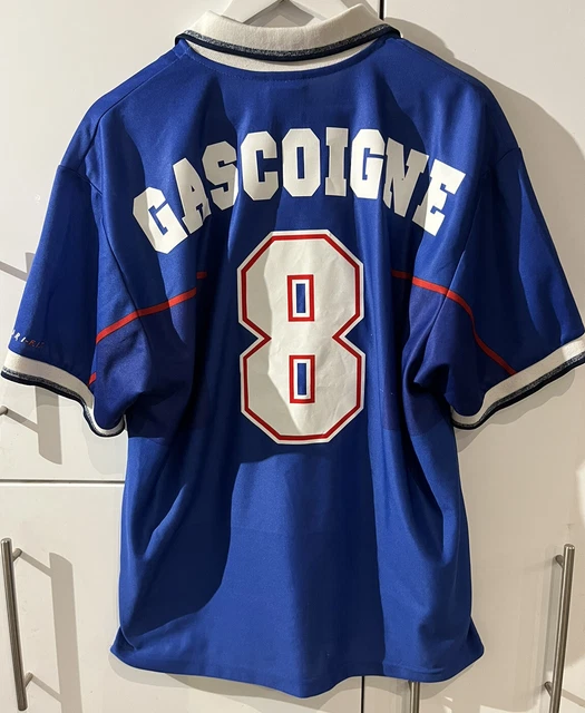 Glasgow Rangers 1997-1999 Home Gascoigne Original  Football Shirt Adult Large