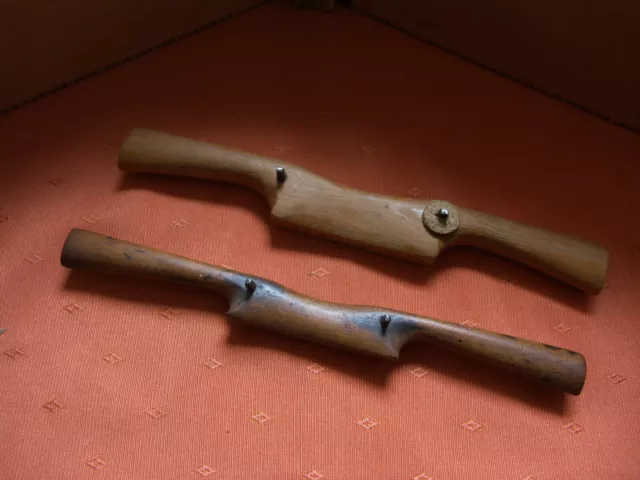 2 alte Schabhobel 5 cm und 6,5 cm Maulöffnung Holz bearbeiten Schreiner