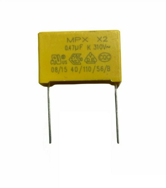 2 Condensateurs MKP62 X2 0.022µF 275V - Film Polypropylène, 223M, Tolérance 20% - Neuf