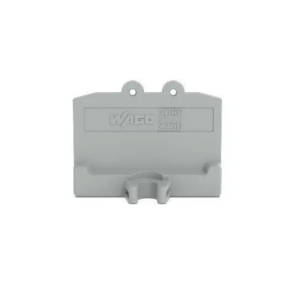 100 Stück WAGO GmbH & Co. KG Abschlussplatte 2050-381 grau Zwischenplatten