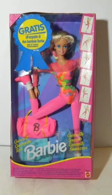 BARBIE DA COLLEZIONE Ginnasta Snodata Mattel 11921 Nuova EUR 99