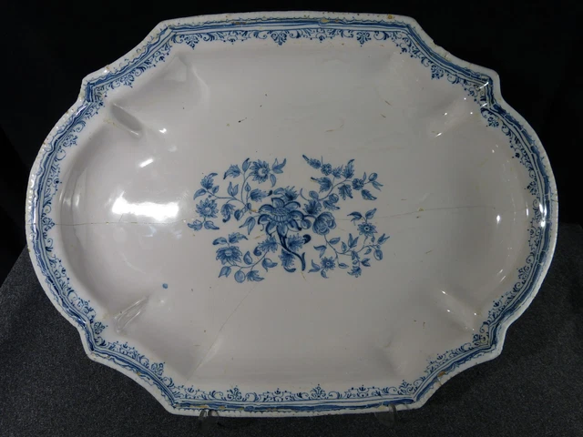 Grand Plat Ancien En Cuivre Martelé – Cheminée Française XVIII-XIXème Siècle