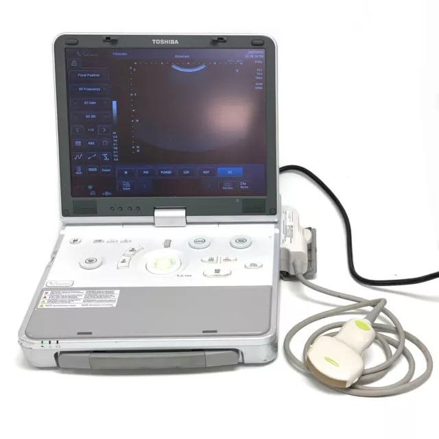 Toshiba Viamo REF SSC-640A Portable Ultrasound w/ PVT-375ST 3.5 MHz