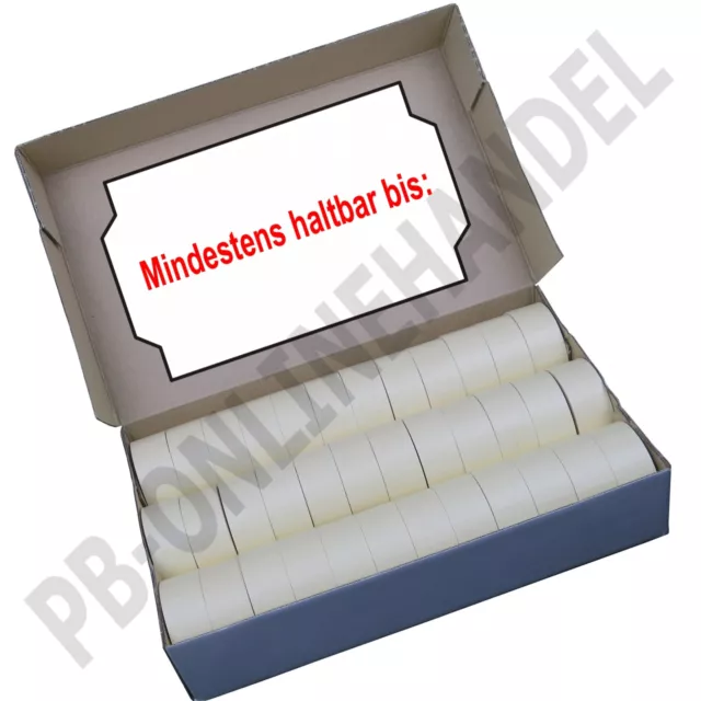 Etiketten 32x19mm weiss Aufdruck "Mindestens haltbar bis" mittig für Auszeichner