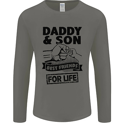 Daddy & Son Best Friends Fathers Day Mens Long Sleeve T-Shirt