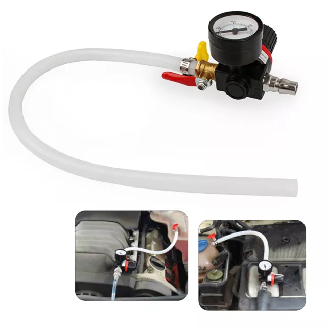Car Radiator Leak Pressure Tester Engine Water Tank Detector Tool with 50cm Pipe 2
