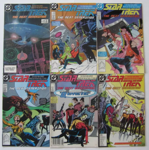 Star Trek The Next Generation #1-6 FULL SET - DC Comics - 1988