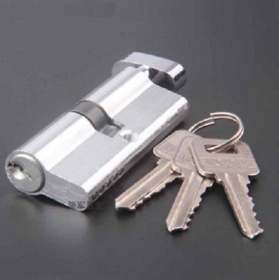 70mm Sliding Security Screen Home Door Lock Cylinder Thumb Turn Hardware + 3 Key
