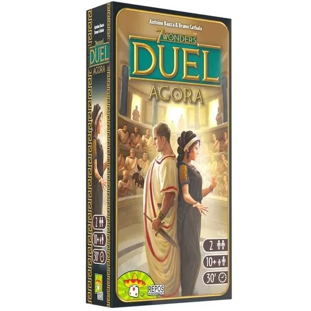 Repos Production | 7 Wonders Duel: Agora Expansion | Board Game | Ages 10+ (New)