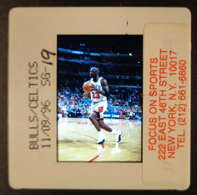 Ld154-520 '96 Michael Jordan #23 Chicago Bulls Original Stephen Green 35Mm Slide