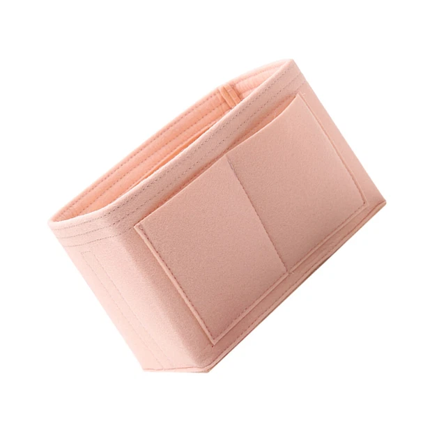Bolsa de almacenamiento de fieltro multifuncional bolsa de cosméticos contenedor de inodoro cosméticos